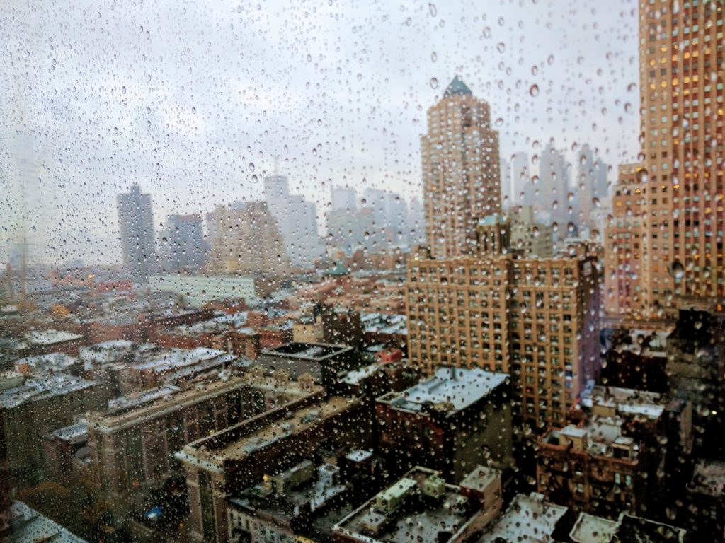 rain and Humidity in the city
