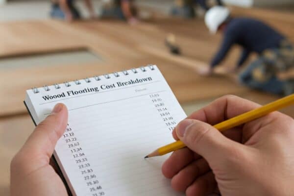 a paper for Cost Breakdown of Wood Floor Services