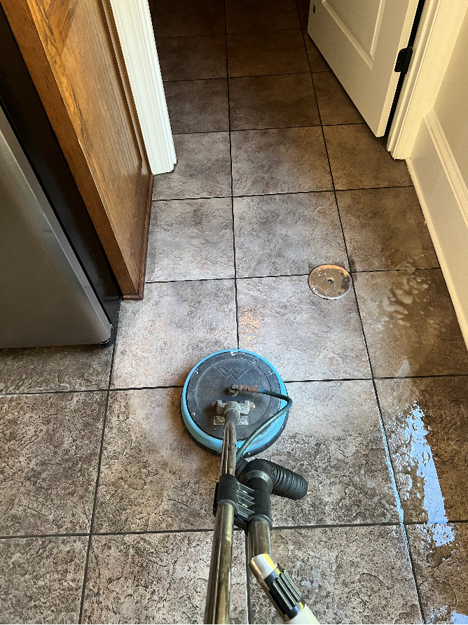 Grout cleaning