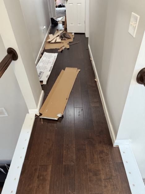 Flooring installation by Carpet & Flooring Transfomers