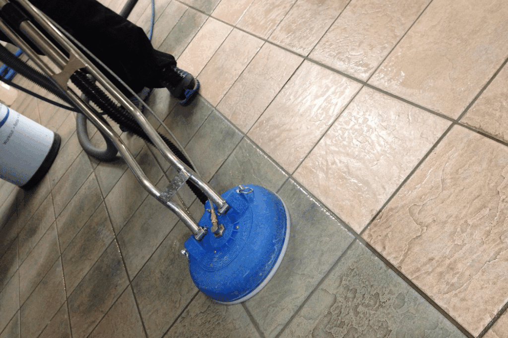 On-going tile and grout cleaning