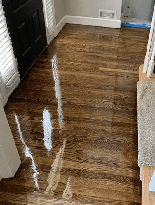 Hardwood floor cleaning by Carpet & Flooring Transformers