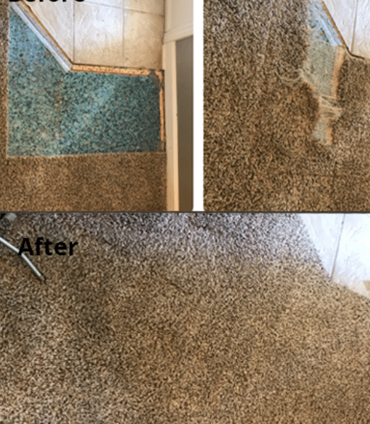 Carpet repair services by Carpet & Flooring Transformers