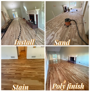 Hardwood Flooring with Carpet Transformers